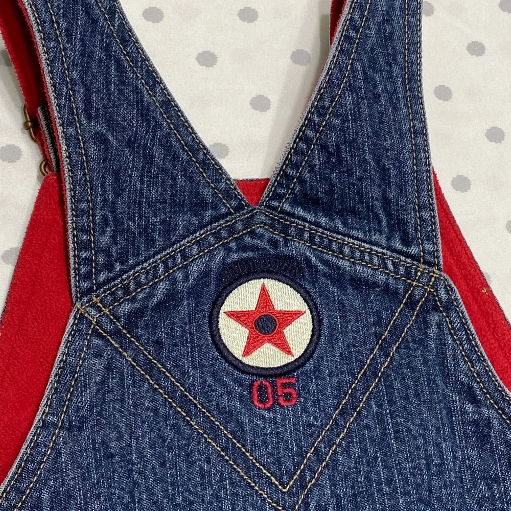 Gymboree Vintage Overalls Boys 2T  Blue Denim‎ Toddler